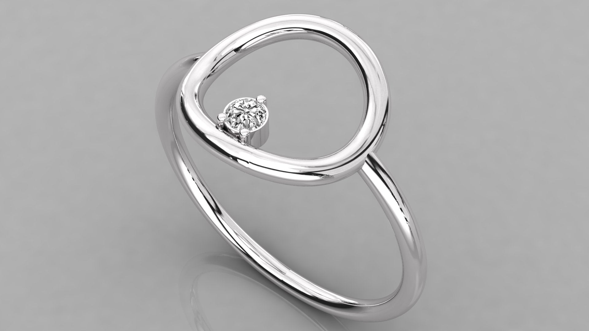 White Gold Ring