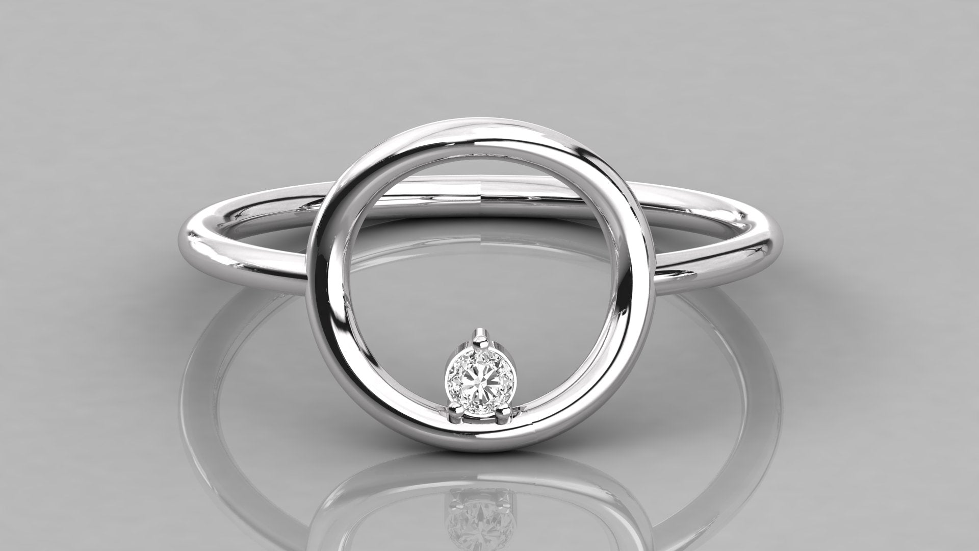 White Gold Ring