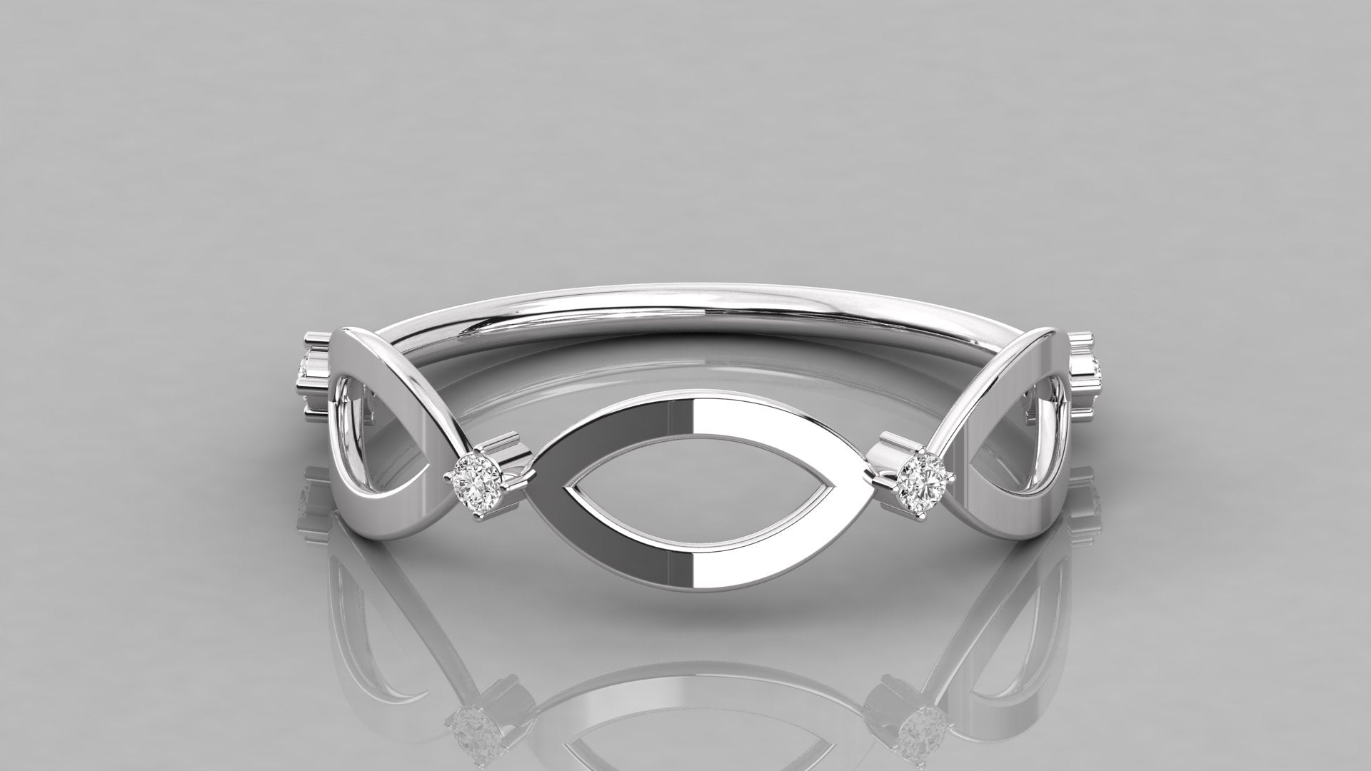 White Gold Ring