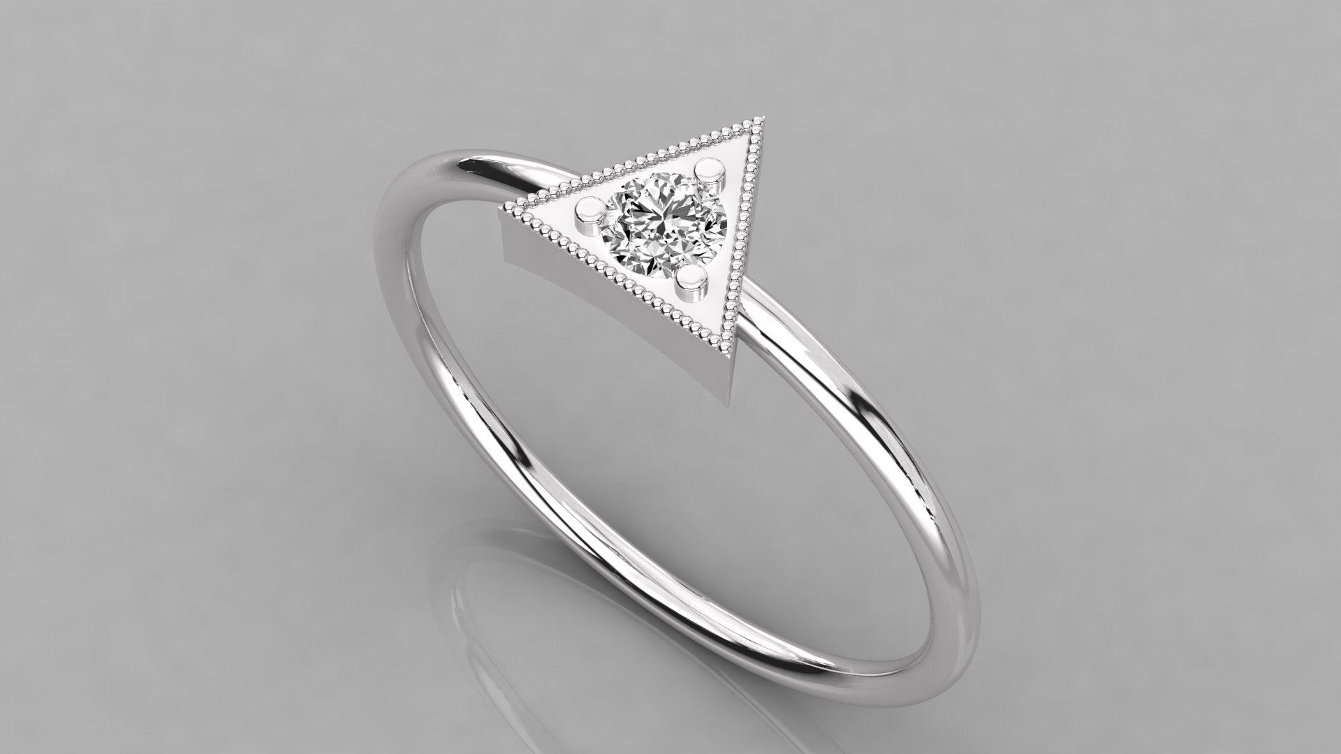 White Gold Ring