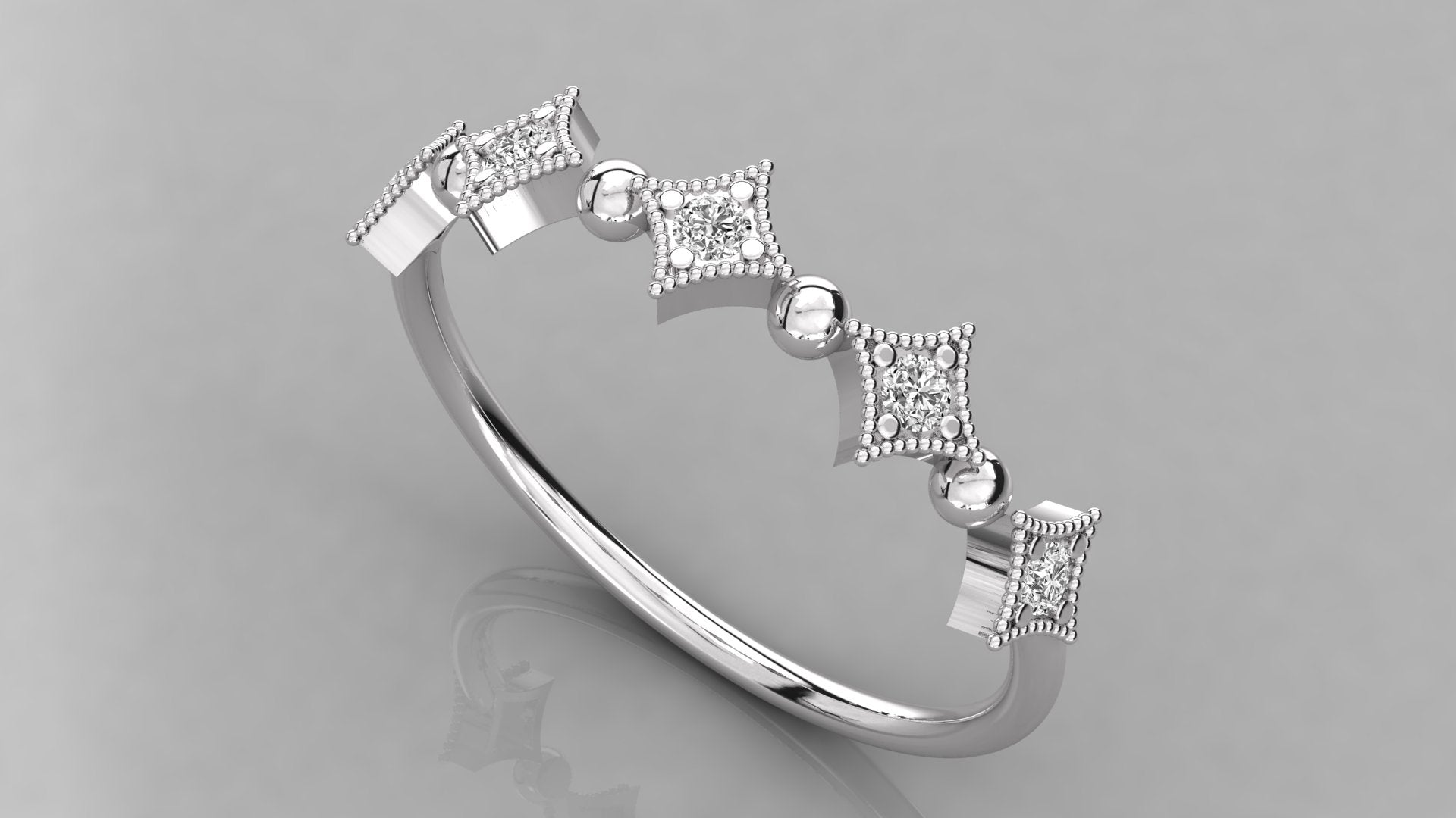 White Gold Ring